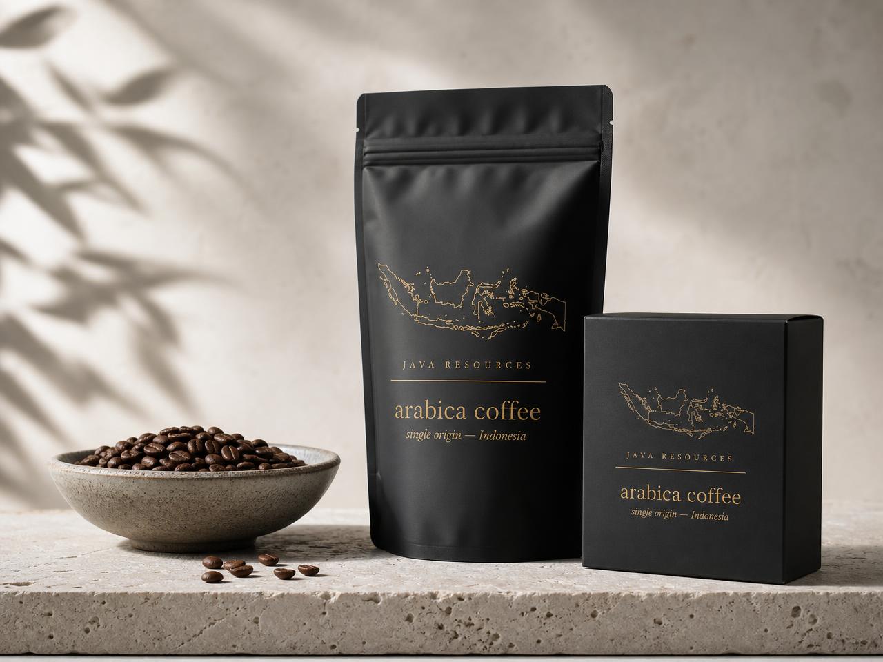 Java Resources packaging for Coffee shown with the product